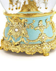Heirloom Musical Light-Up Snow Globe | Tiffany Blue Carousel