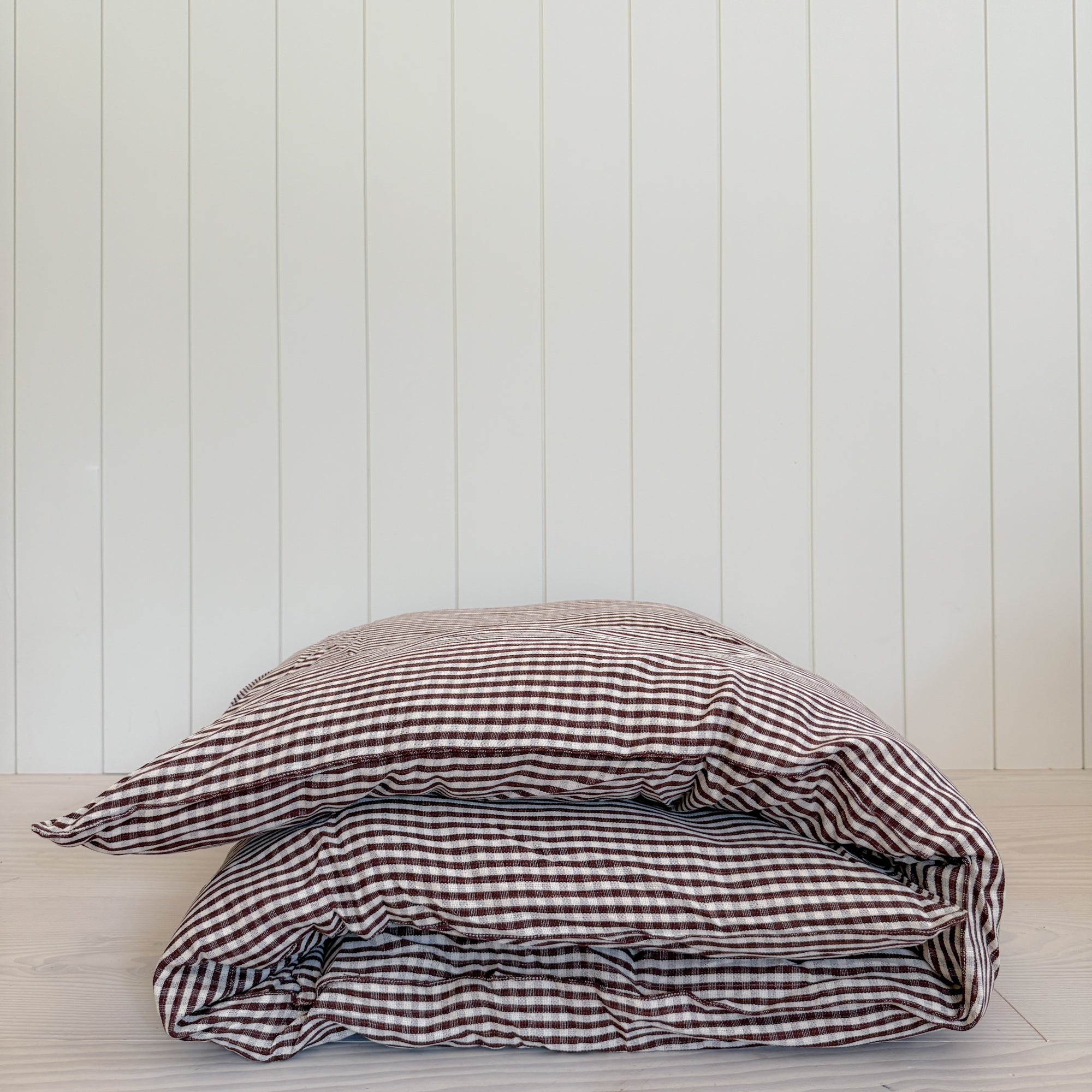 Canapé Bed Roll | Espresso Vichy