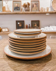 Tag Sale | Set of 10 Mixed Set of Pacific White Glaze Dinnerware by Sarah Kersten Studio