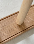 Solid Oak Wellington Boot Rack | Handcrafted in England