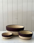 Round Tabletop Basket | Natural + Coco