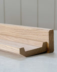 Solid Oak Picture Ledge Shelf | Handcrafted in England