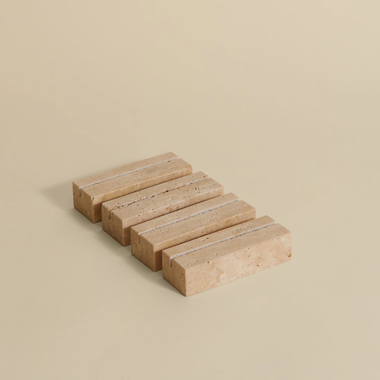 Travertine Photo &amp; Card Holders | Large