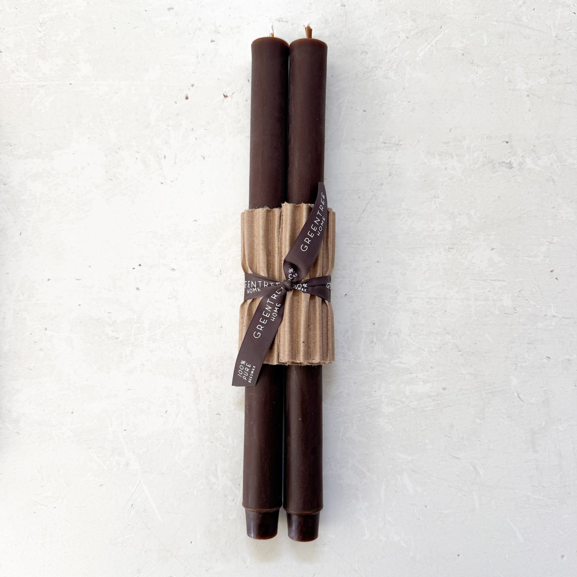 12" Beeswax Columnar Taper Candle Collection