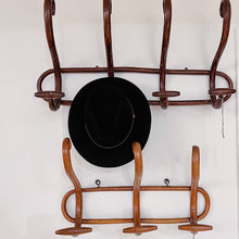 Load image into Gallery viewer, Vintage Bentwood 4 Hook Coat Rack
