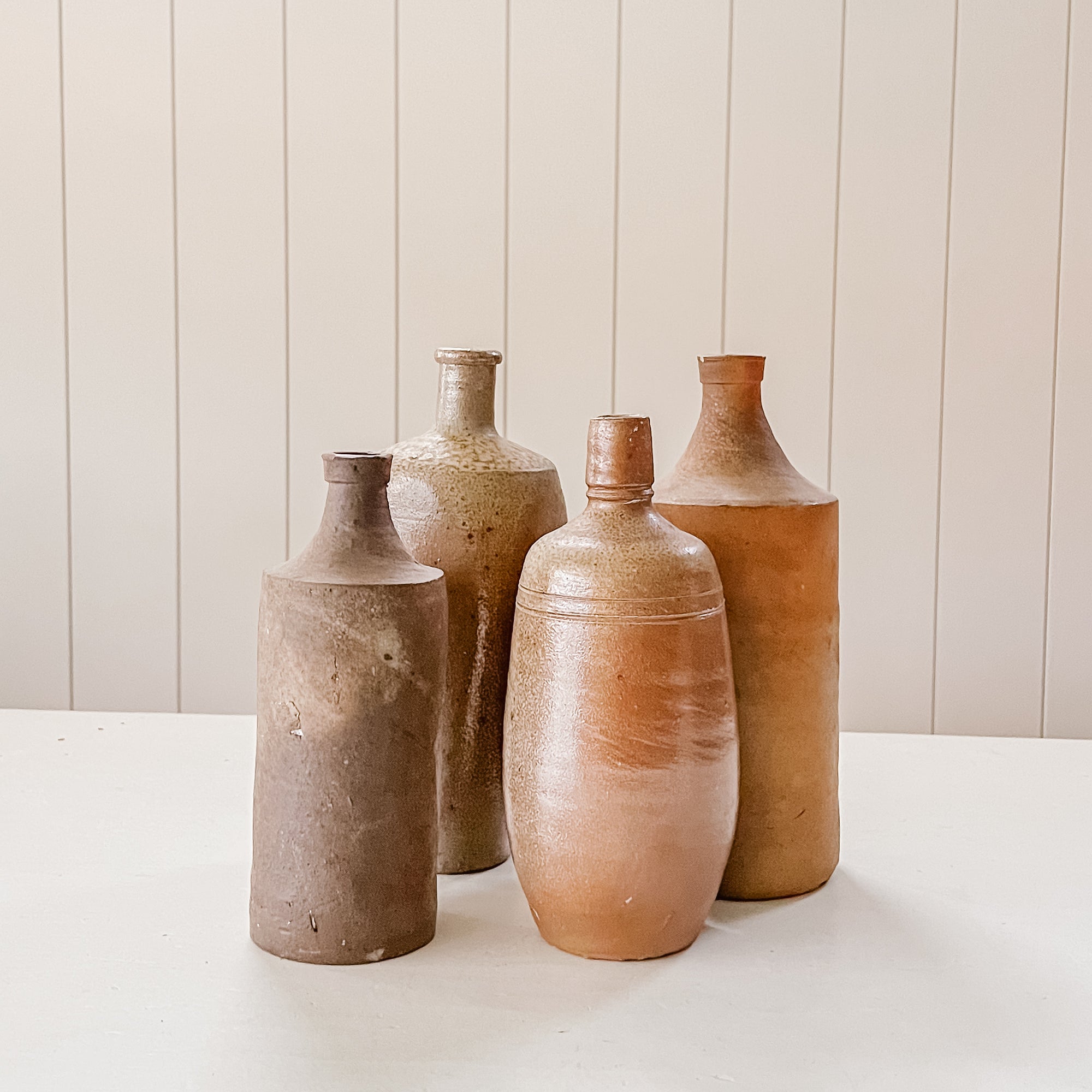 Antique European Stoneware Bottles