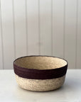 Round Tabletop Basket | Natural + Coco