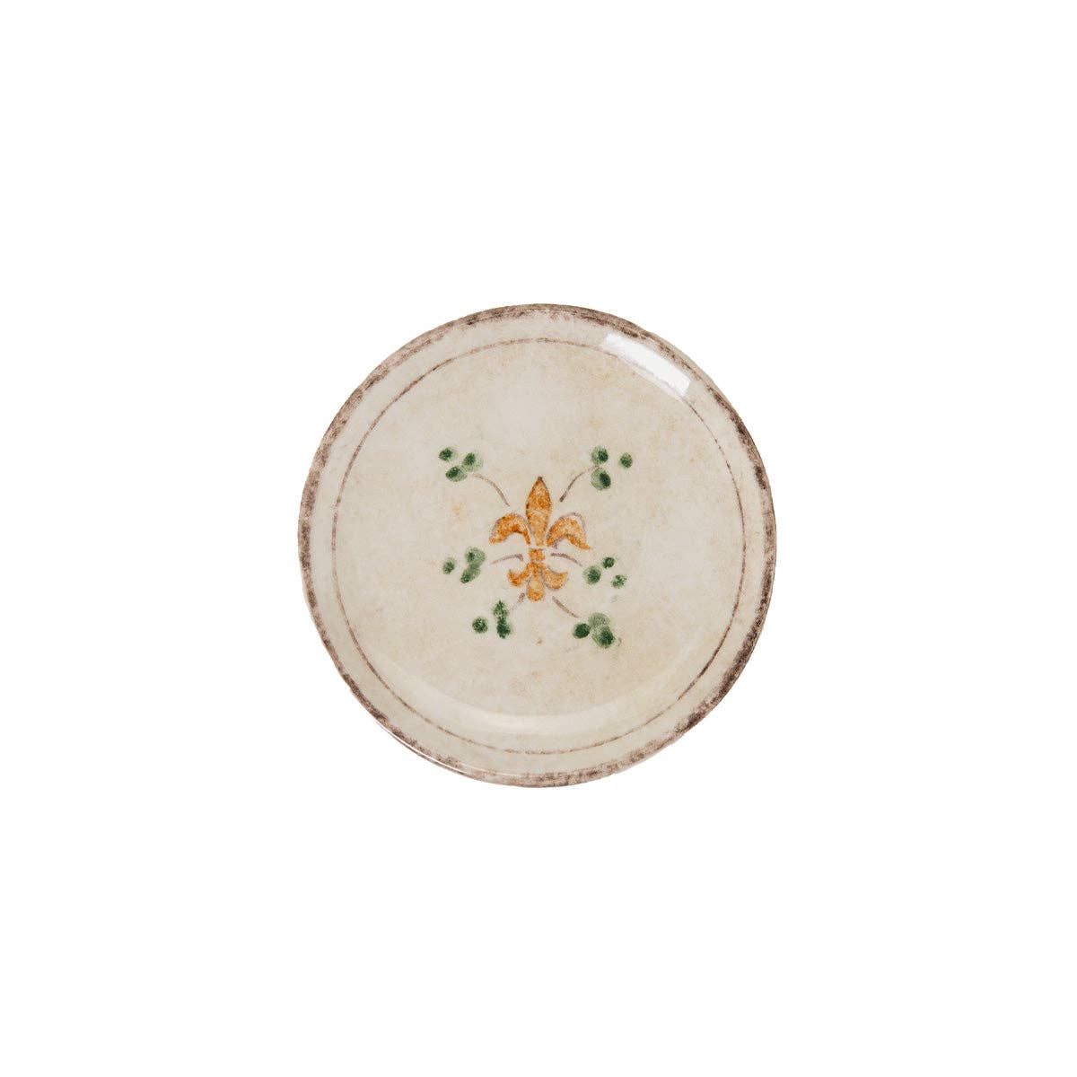 Hand-painted Petite Italian Plate | Vintage Garden