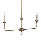 Load image into Gallery viewer, Nottaway Linear Chandelier | Pyrite Bronze
