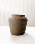 Washed Black Ceramic Vessel | Medium