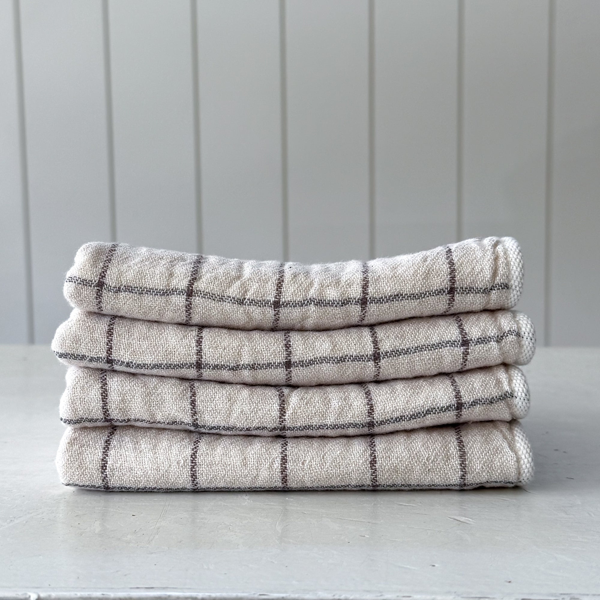 Graph Bath + Kitchen Towel | Early Grey
