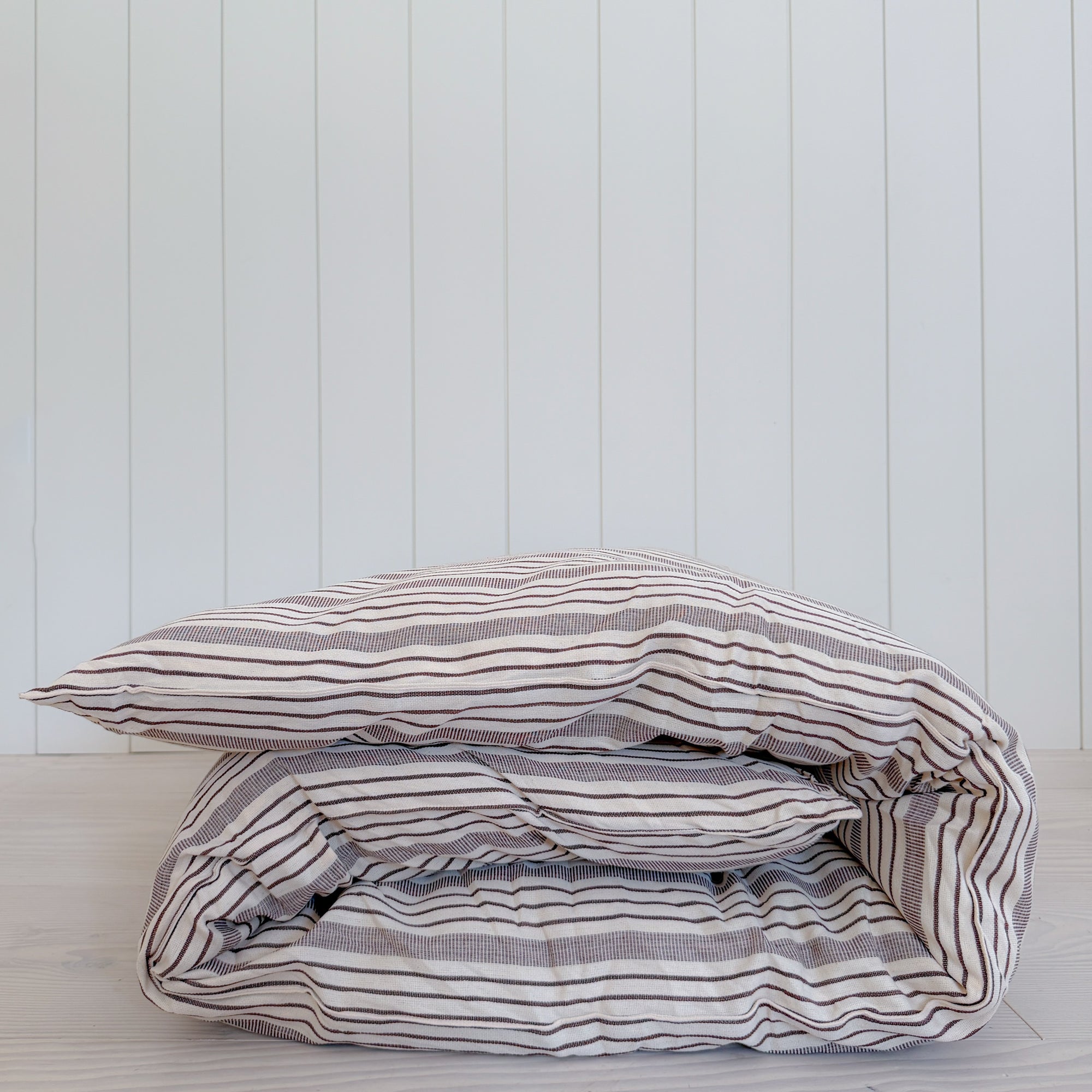Canapé Bed Roll | Almond Cafe Stripe