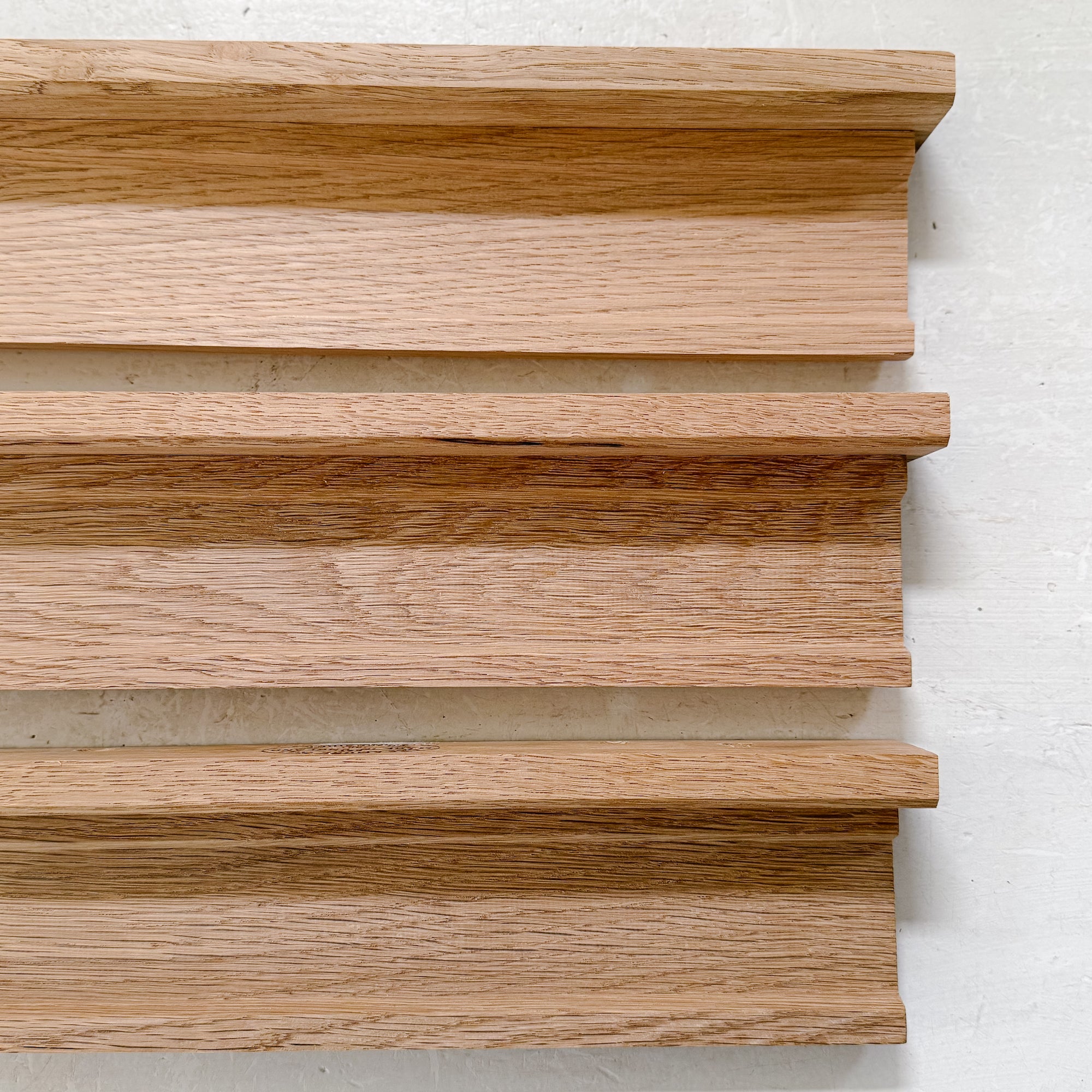 Solid Oak Picture Ledge Shelf | Handcrafted in England