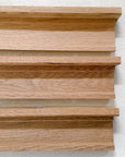 Solid Oak Picture Ledge Shelf | Handcrafted in England