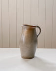 Vintage French Stoneware Confit Pitcher with Handle | No. 245