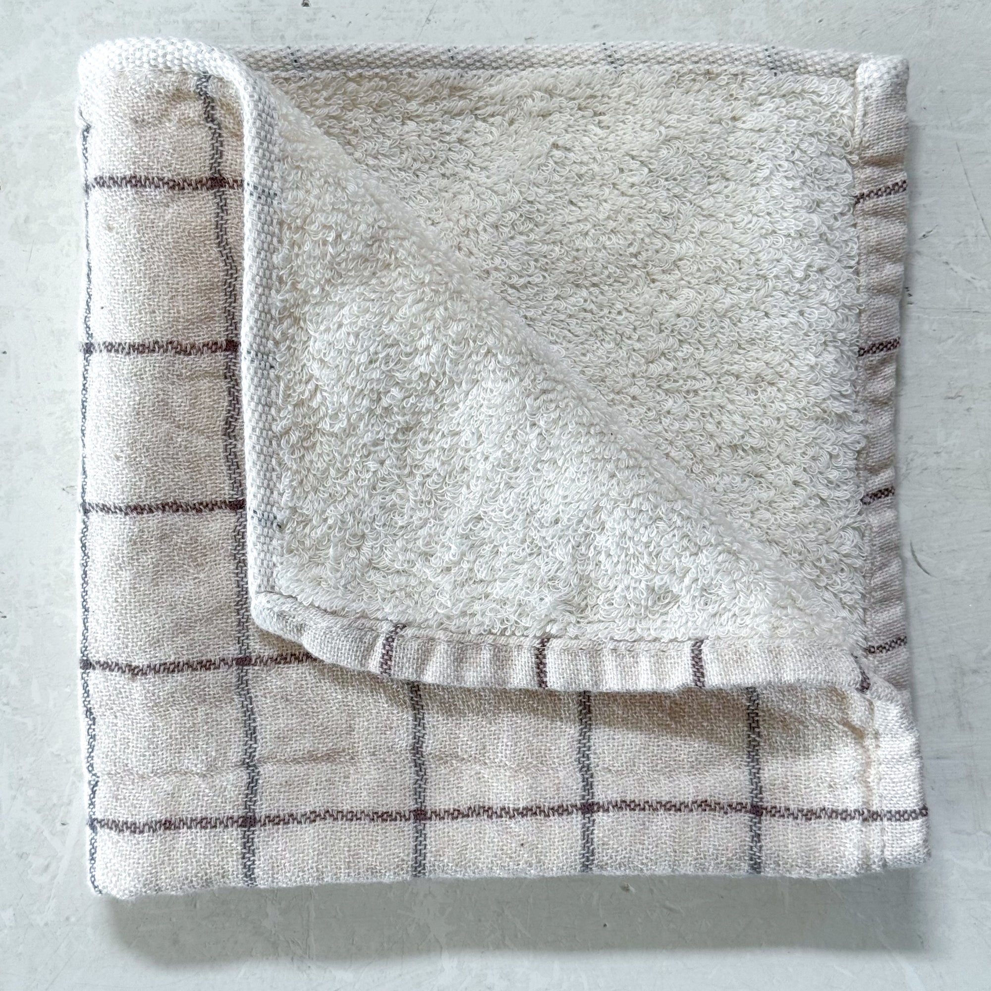 Graph Bath + Kitchen Towel | Early Grey