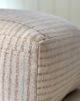 Vintage Grain Sack Square Pouf No. 1 | Handmade in Portugal