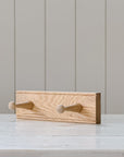 Solid Oak Shaker Peg Rail | Handcrafted in England
