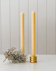 12" Beeswax Columnar Taper Candle Collection