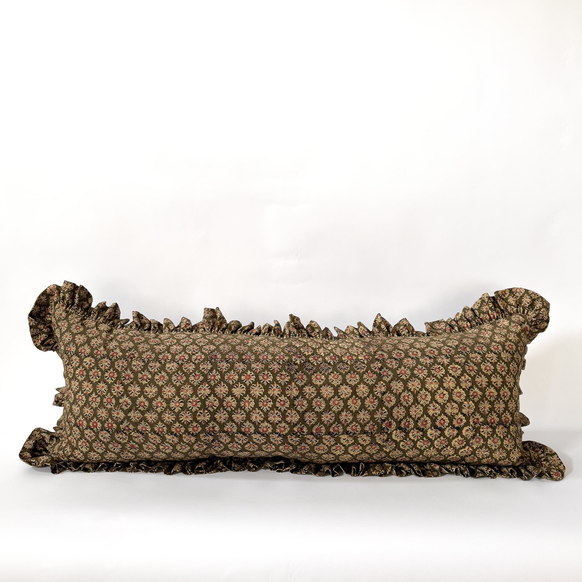 Anika Ruffle Long Lumbar Pillow