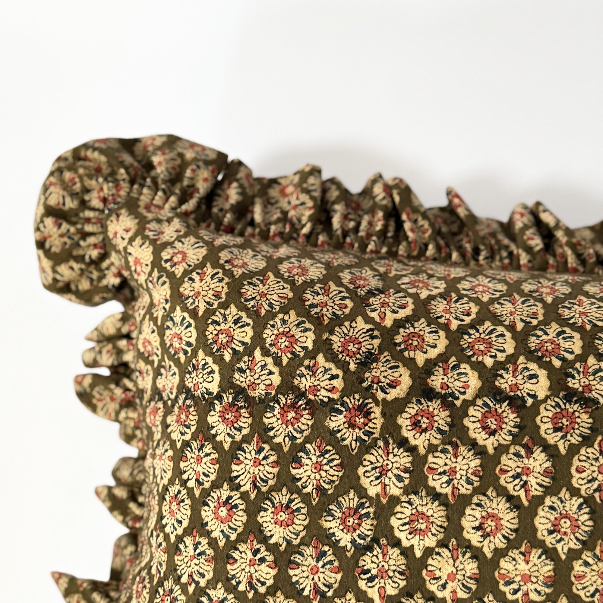 Anika Ruffle Long Lumbar Pillow