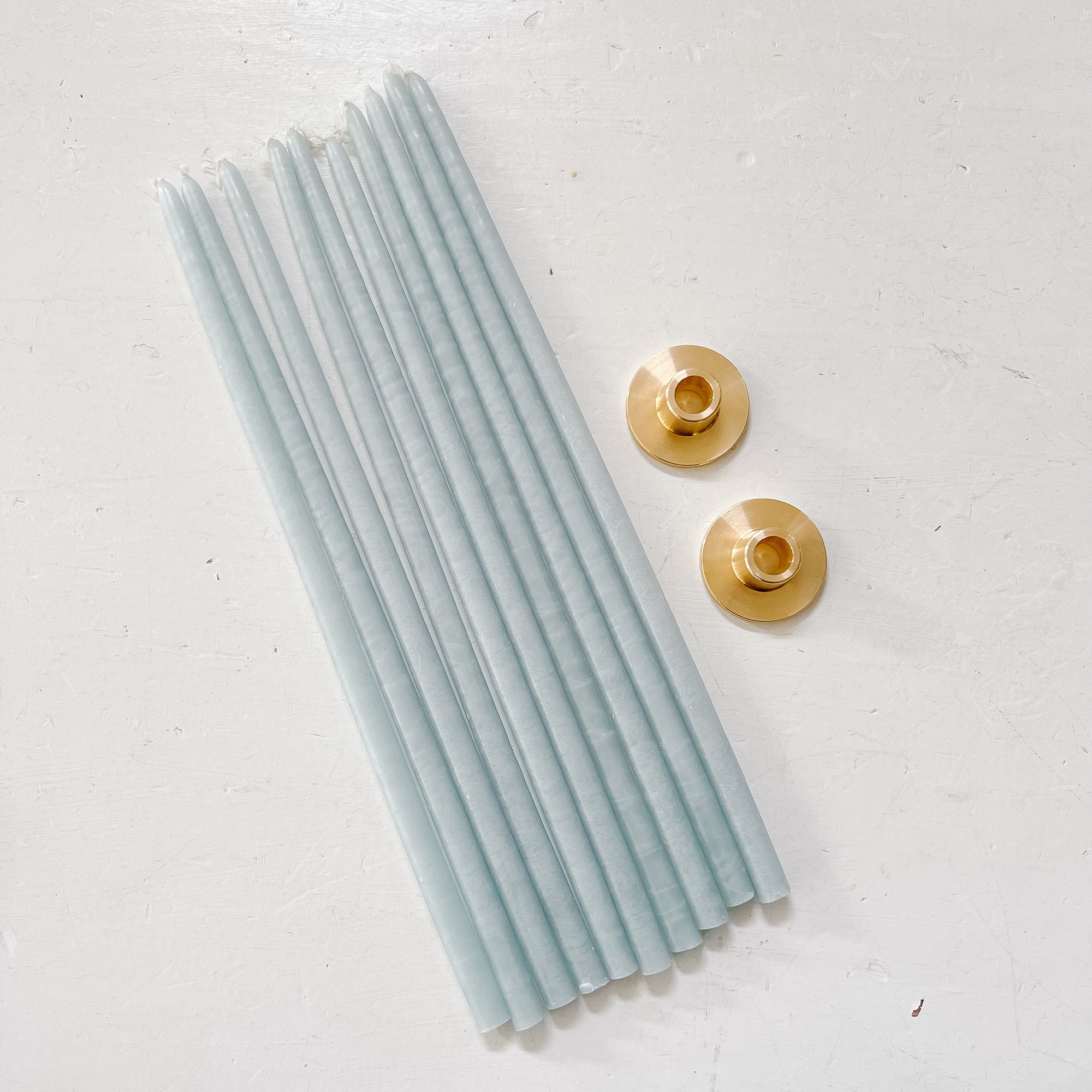 Celadon | Set of 10 Slender French Tapers