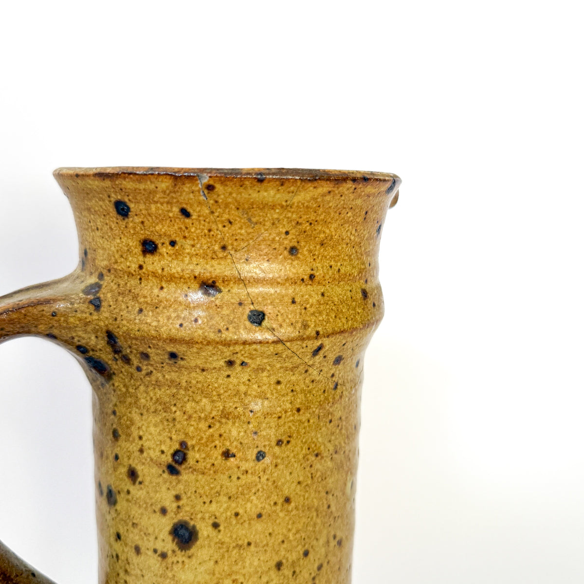 Freckled Ochre Stoneware Pitcher | No. 76