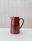 French Glazed Pitcher with Handle