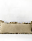 Bari Ruffle Long Lumbar Pillow