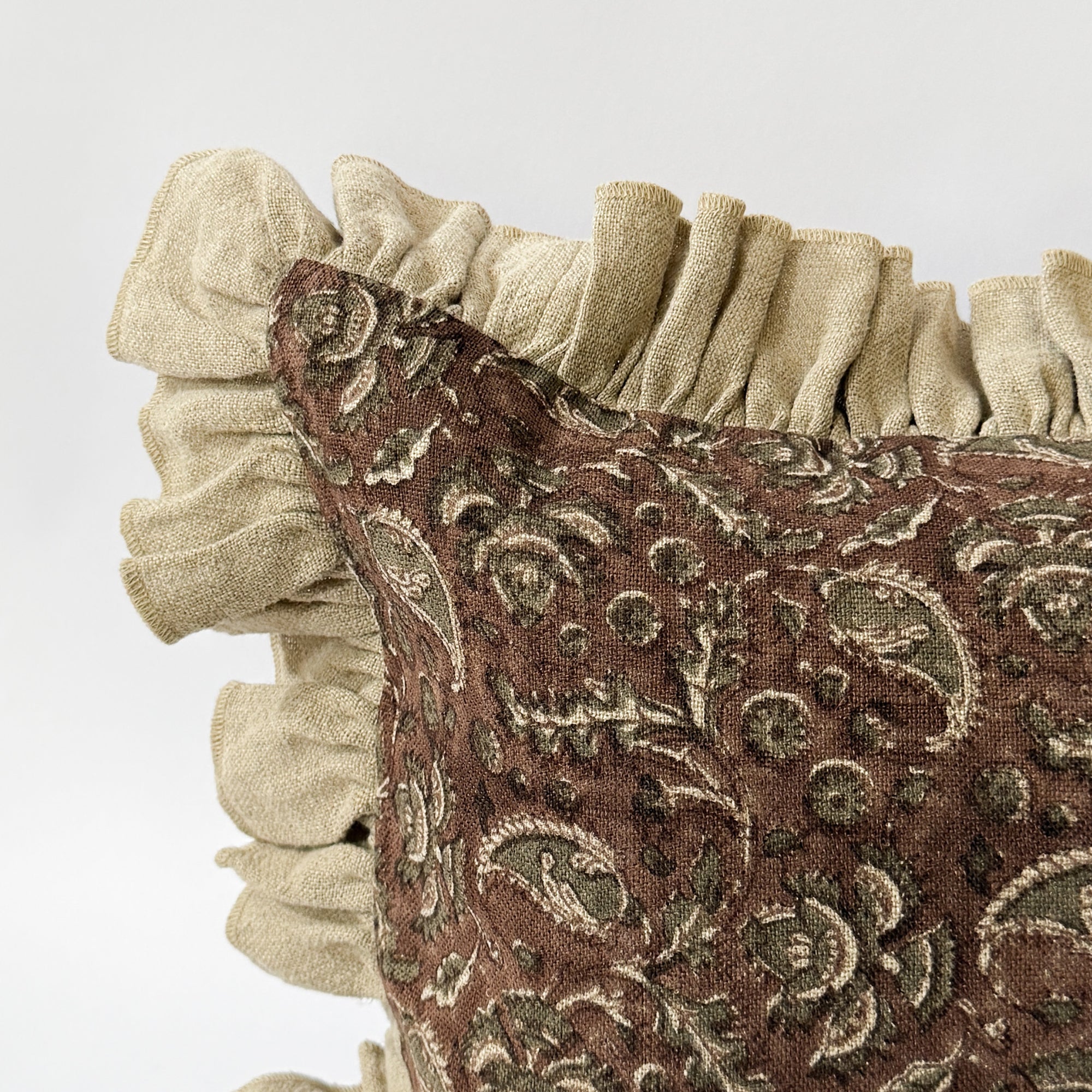 Bari Ruffle Long Lumbar Pillow