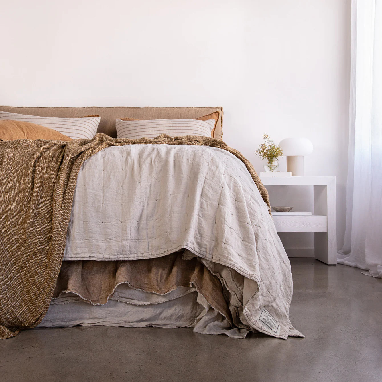 Basix Linen Coverlet