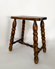 French Rectangular Bobbin Stool