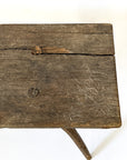 Antique European Butchers Table