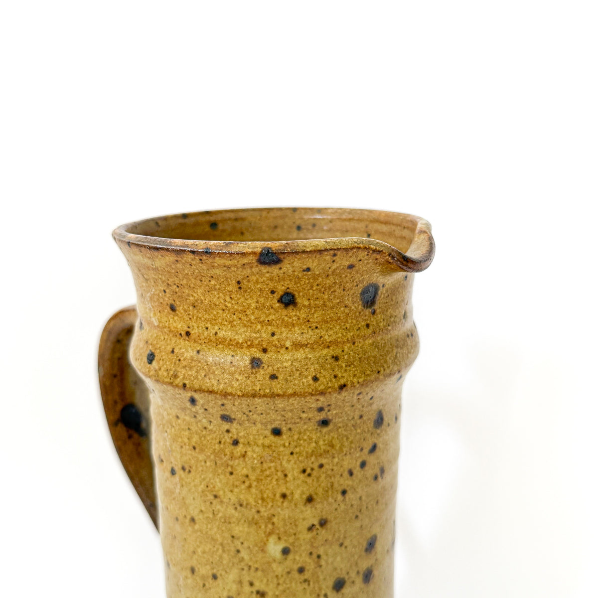 Freckled Ochre Stoneware Pitcher | No. 76