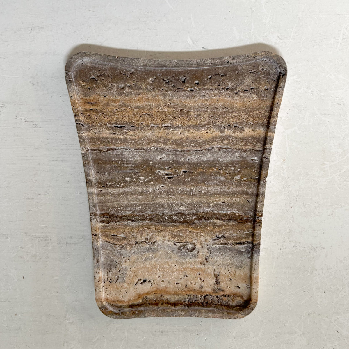 Florence Marble Tray | Cappucino