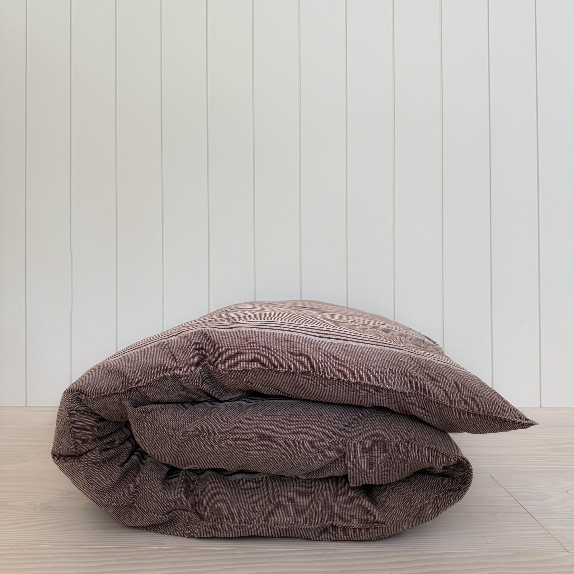 Canapé Bed Roll | Chocolate Heritage Stripe