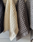 Lattice Waffle Bath + Kitchen Towels