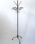 Freestanding Cast Iron European Hat + Coat Rack