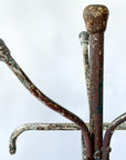 Freestanding Cast Iron European Hat + Coat Rack
