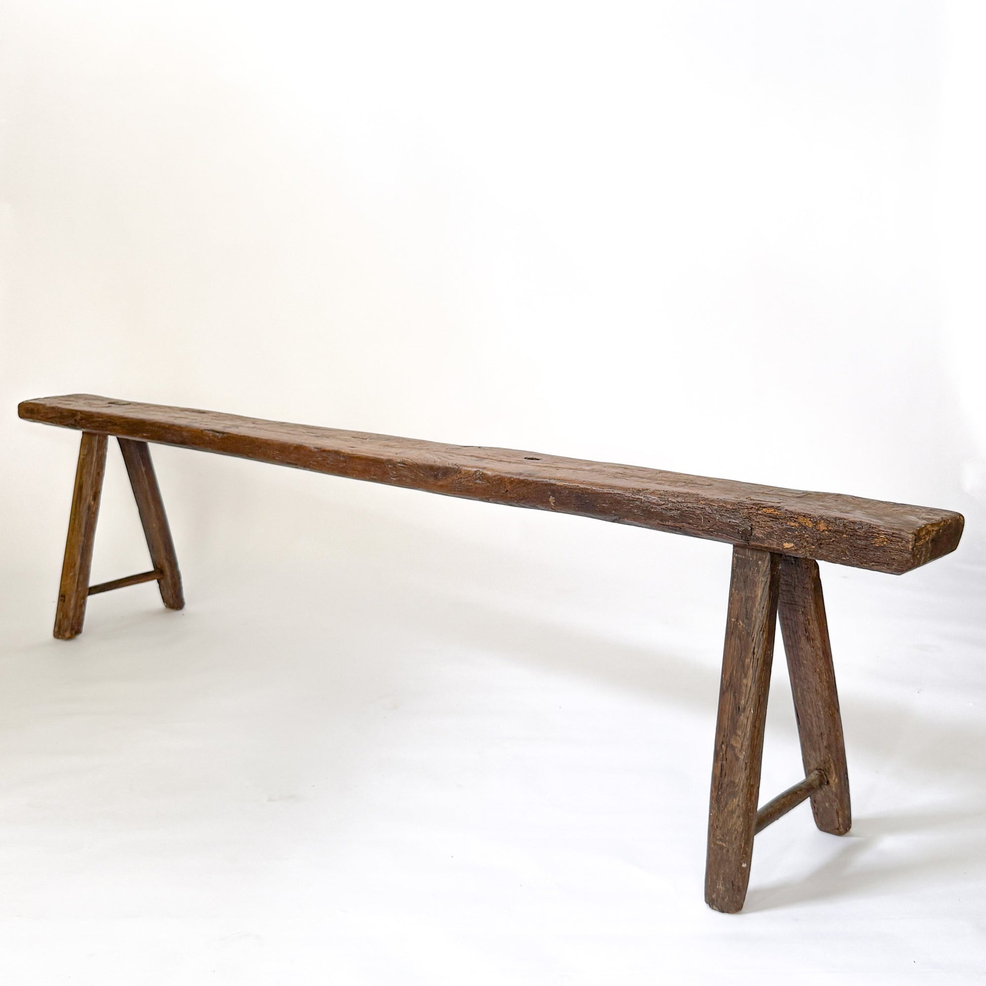 Antique Farm Bench | Champagne, France