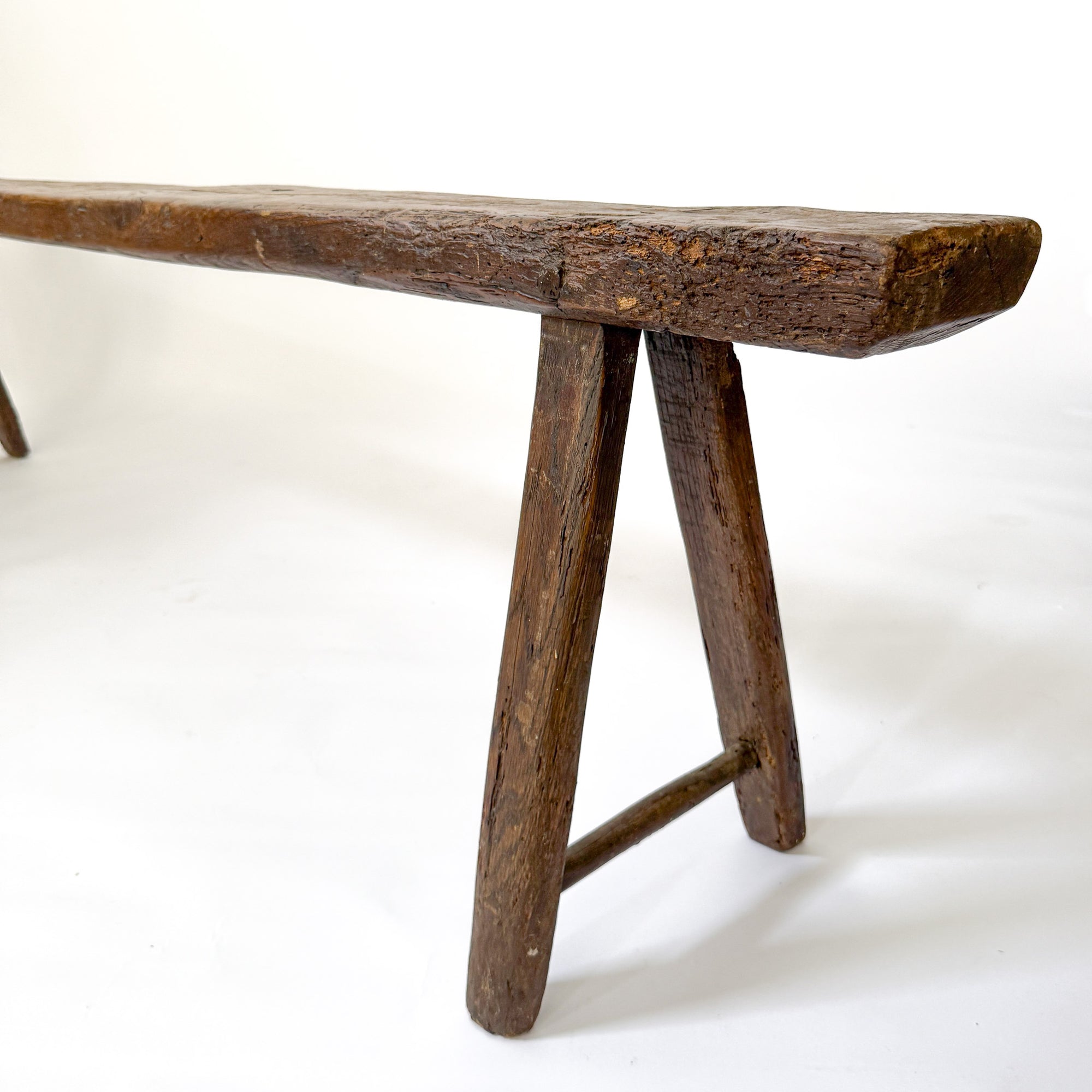 Antique Farm Bench | Champagne, France