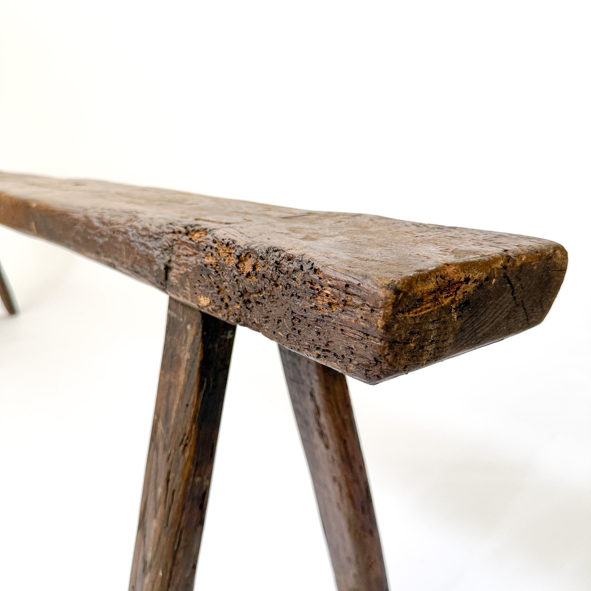 Antique Farm Bench | Champagne, France
