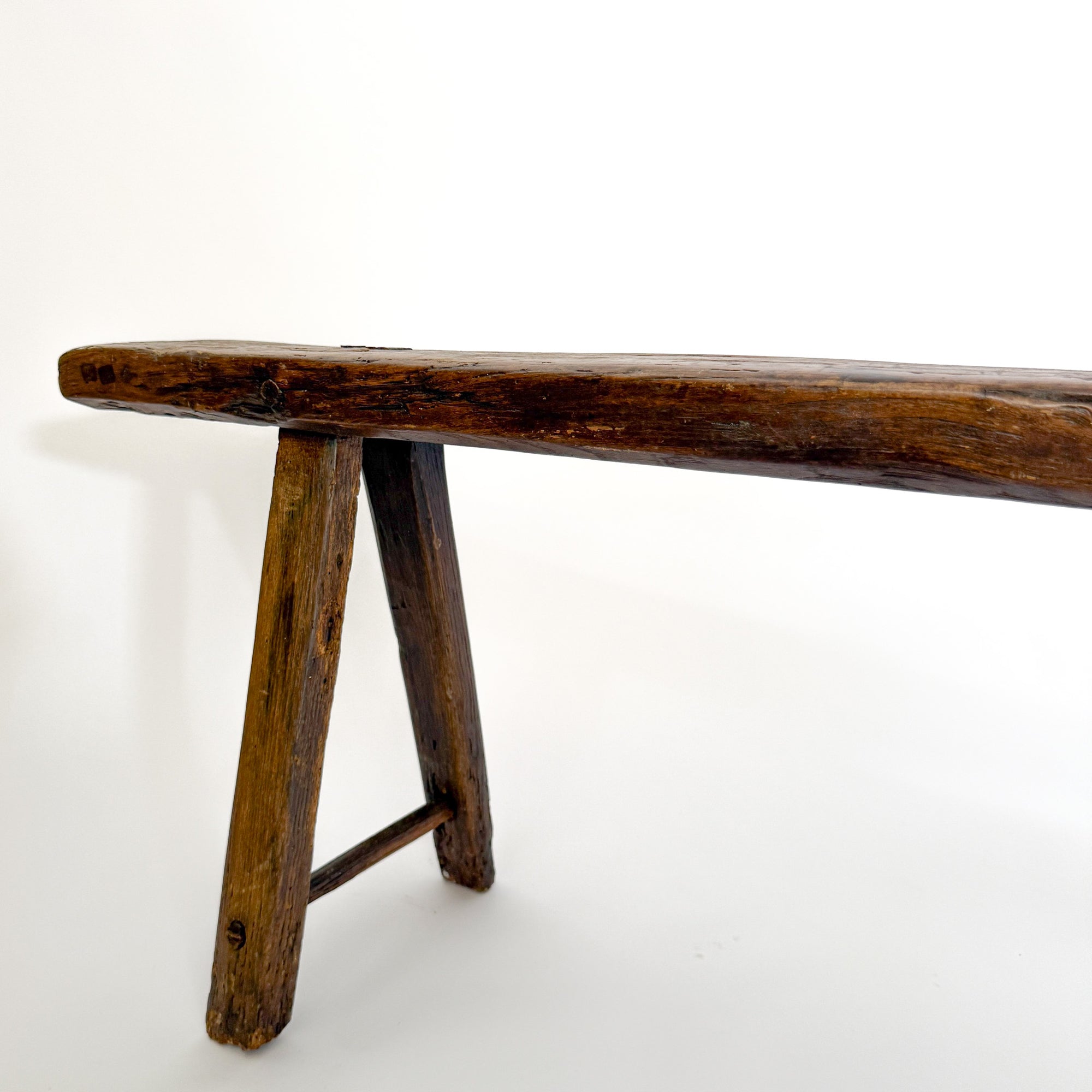 Antique Farm Bench | Champagne, France