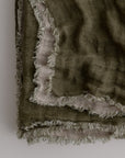 Crush Double Linen Throw