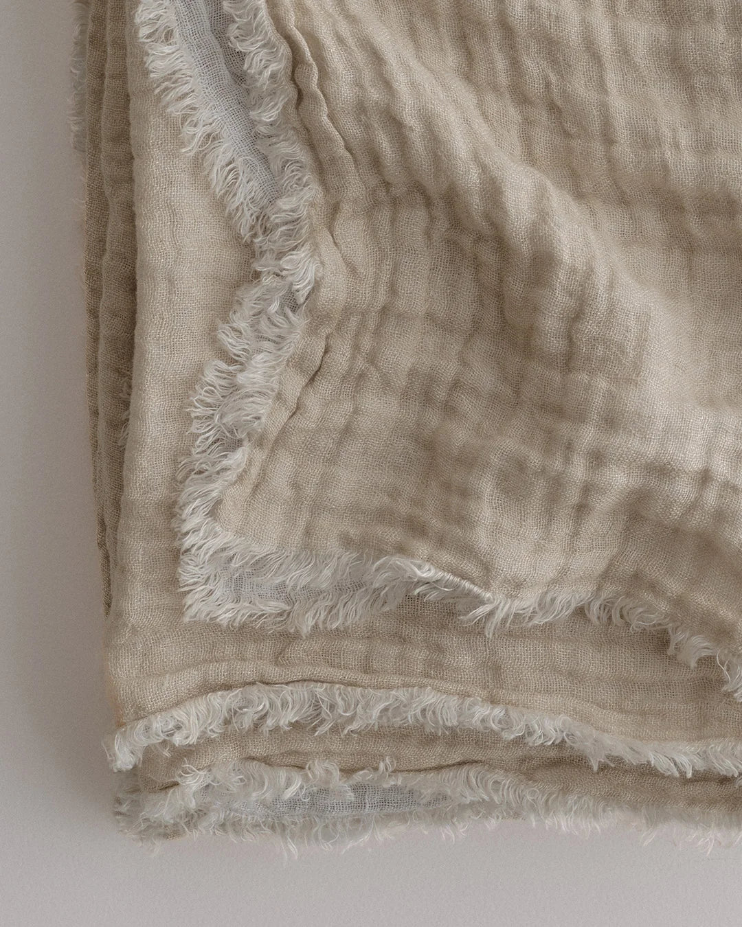 Crush Double Linen Throw