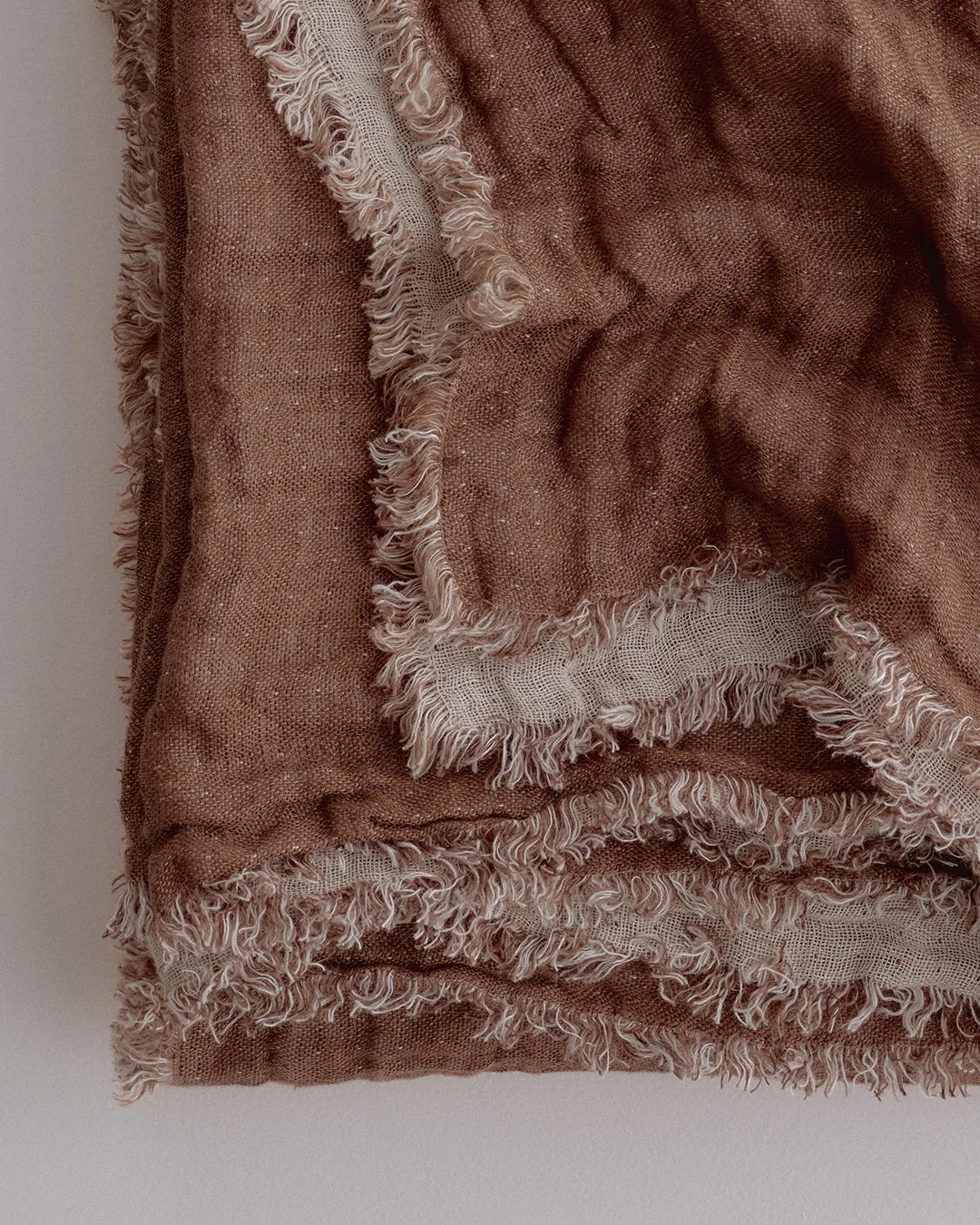 Crush Double Linen Throw