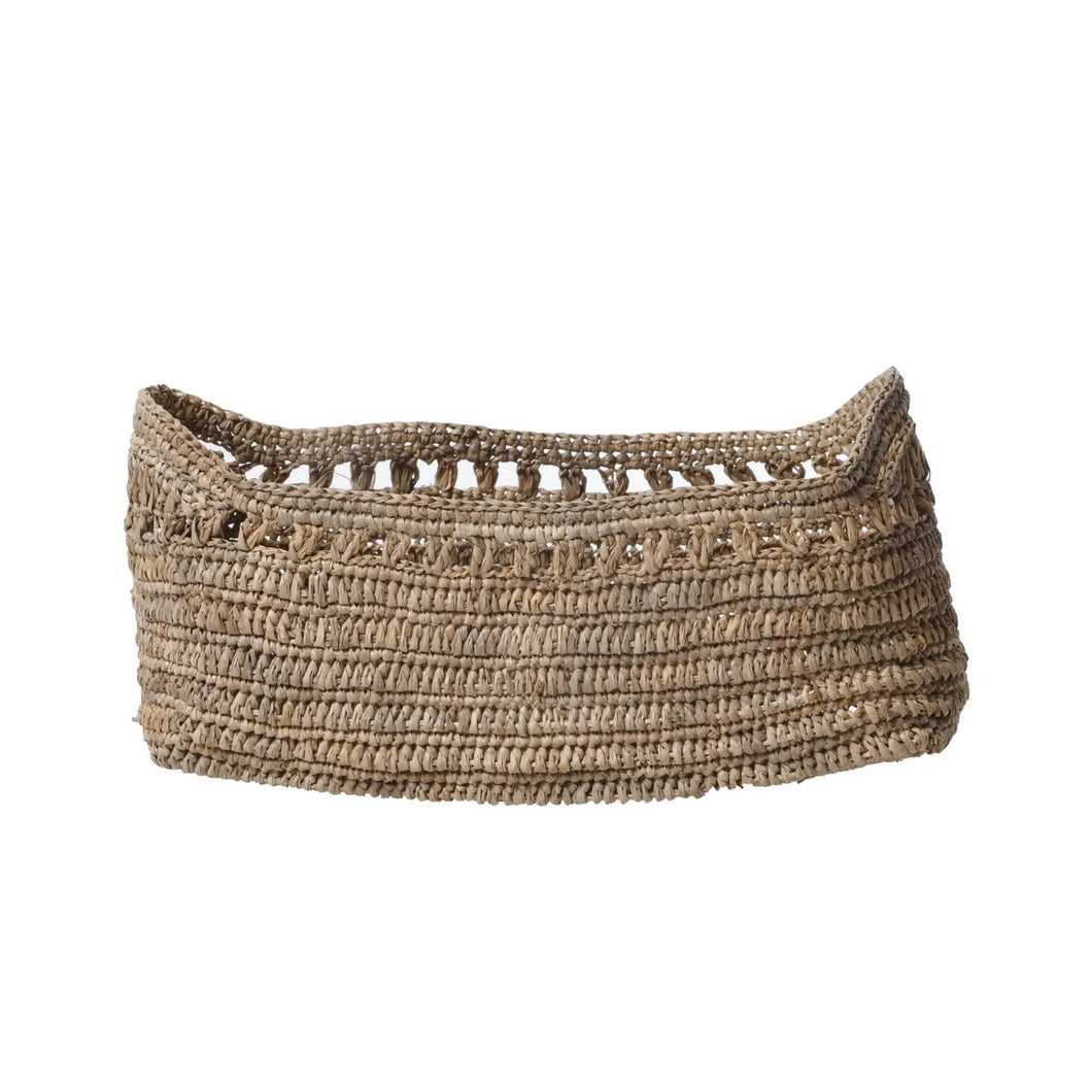 Raffia Table Basket