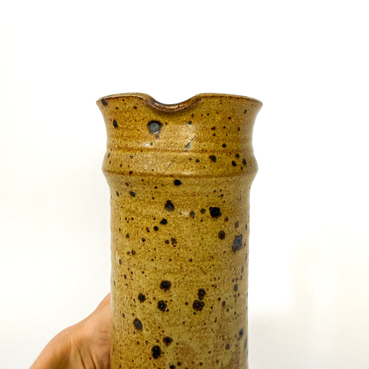 Freckled Ochre Stoneware Pitcher | No. 76