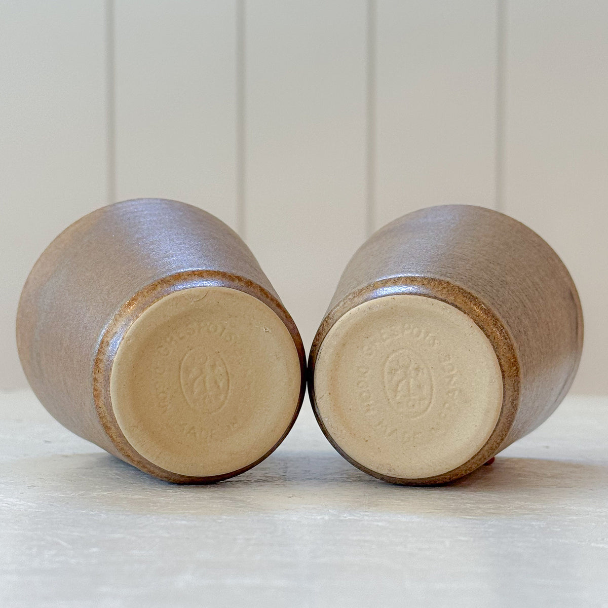 Individual French Ceramic Tumblers