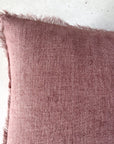 Lina Linen Pillow | Mauve